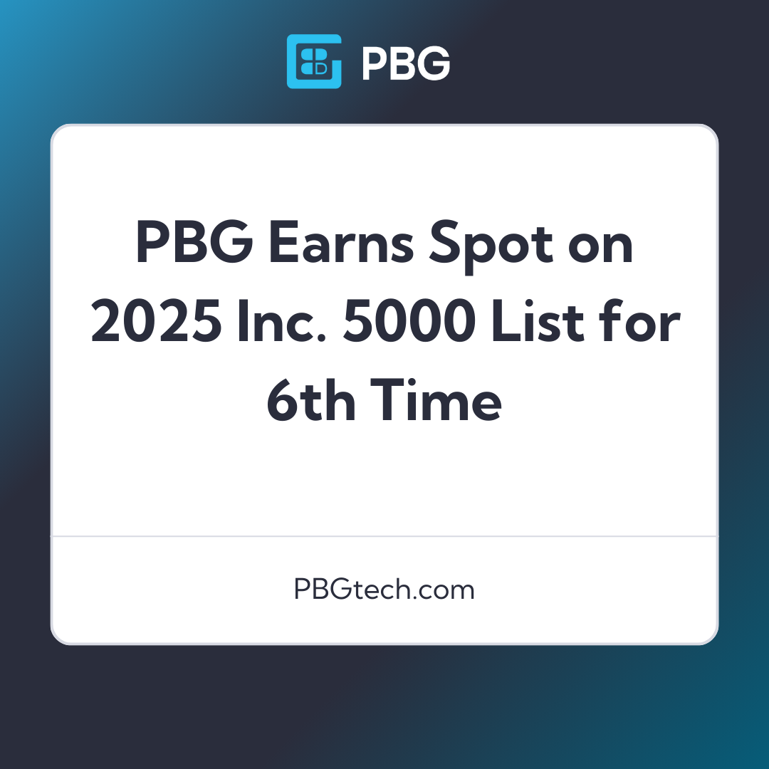PBG Ranks No. 2863 on the 2025 Inc. 5000 List of America’s Fastest ...